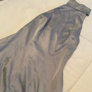 Halter satin dress